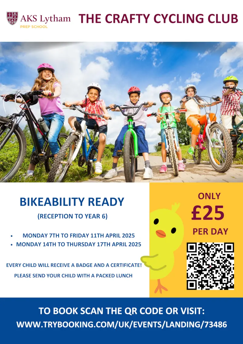 The Crafty Cycling Club – Easter Half Term 2025